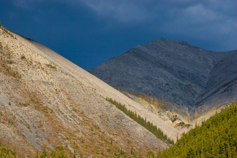 Sun And Shadow On Mountains